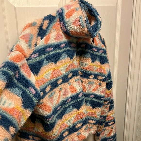 Billabong Surfiside Cozy Fleece Cropped Jacket. - Picture 3 of 6